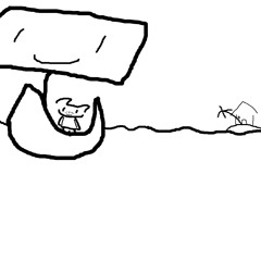 cat departs from island