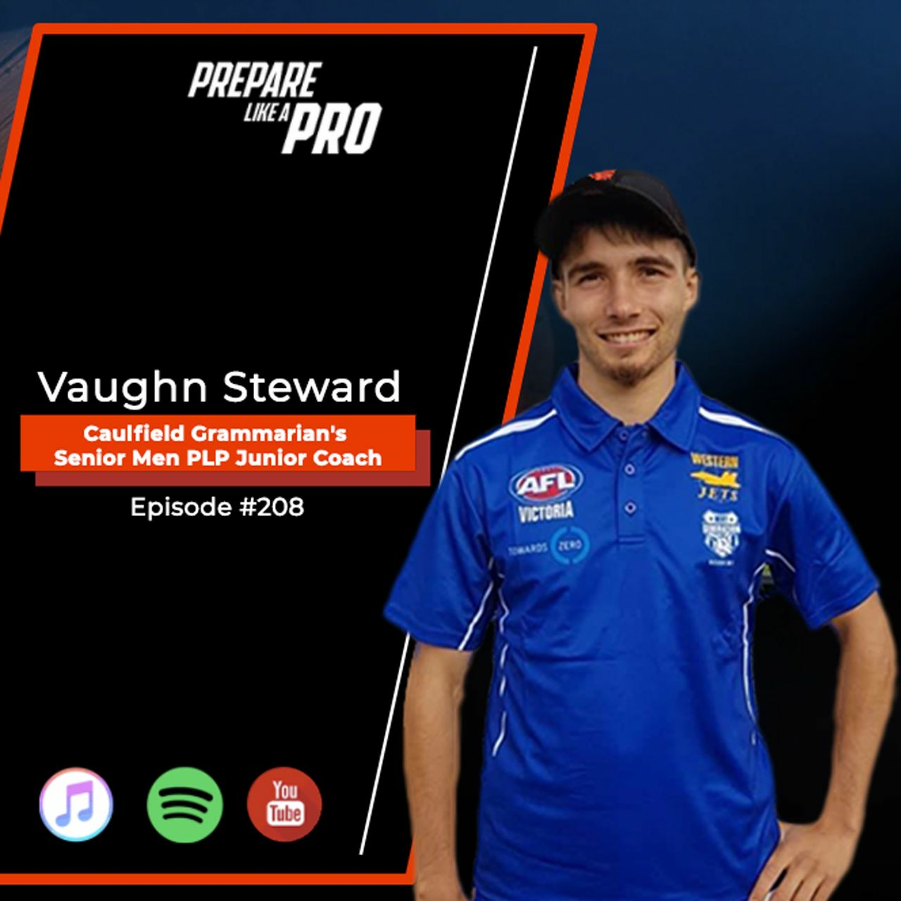 #208 - Vaughn Steward, Caulfield Grammarian's Senior Men PLP Junior Coach episode artwork