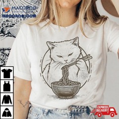 Anime Eat Ra Aesthetic Cat Shirt