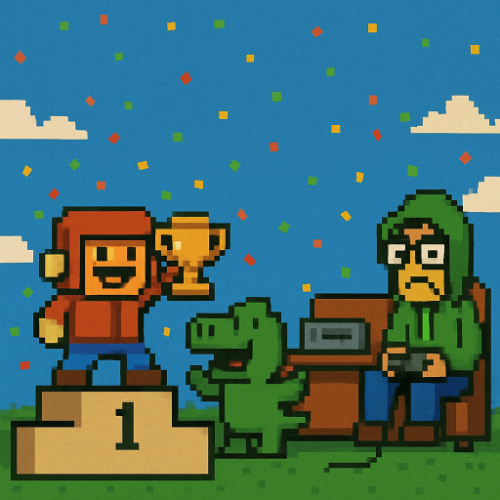 Mario & Yoshi Wins, Luigi Sad - Liam