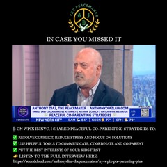 NY WPIX TV Peaceful CoParenting Strategies After A Divorce With Anthony Diaz The Peacemaker 08-26-25