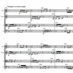 Pawel Strzelecki: 2. Consequent [String Quartet No. 7 (2021)].