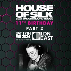 Jaydaa - Live - House of Silk 11th Birthday Part 2 - Sat 17th Feb 2024 - LDN East