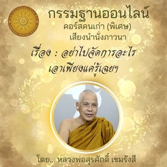 040 อย่าไปจัดการอะไรเอาเพียงแค่รู้เฉยๆ (สุริโยทัยไขแสง)