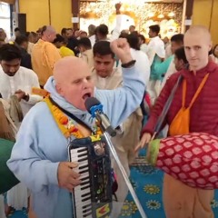 Guru puja-HH MAHAVISHNU SWAMI MAHARAJ @Iskcon Kathmandu