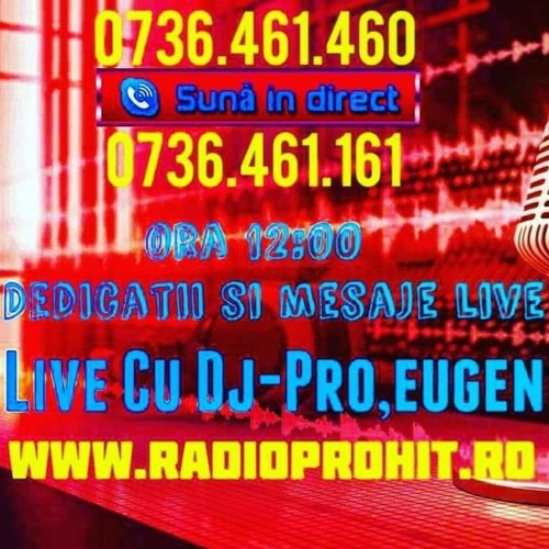 Stream Mesaje Live Cu PRO EUGEN - Hit Mix Manele - 3.07.2021 by Radio  Pro-Hit Romania | Listen online for free on SoundCloud