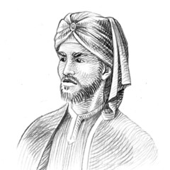The figure of Ibn al Dhahabi, Omani explorer and navigator (ARABIC)