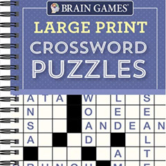 [FREE] PDF ✉️ Brain Games - Large Print Crossword Puzzles (Purple) by  Publications I