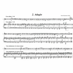 Pawel Strzelecki: 2. Adagio [Sonata for Double Bass and Piano (2024)].