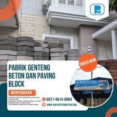 Paving Block Topi Uskup  Lantai Yang Tahan Cuaca Dan Cantik