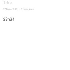 La dep journalières de 23h34