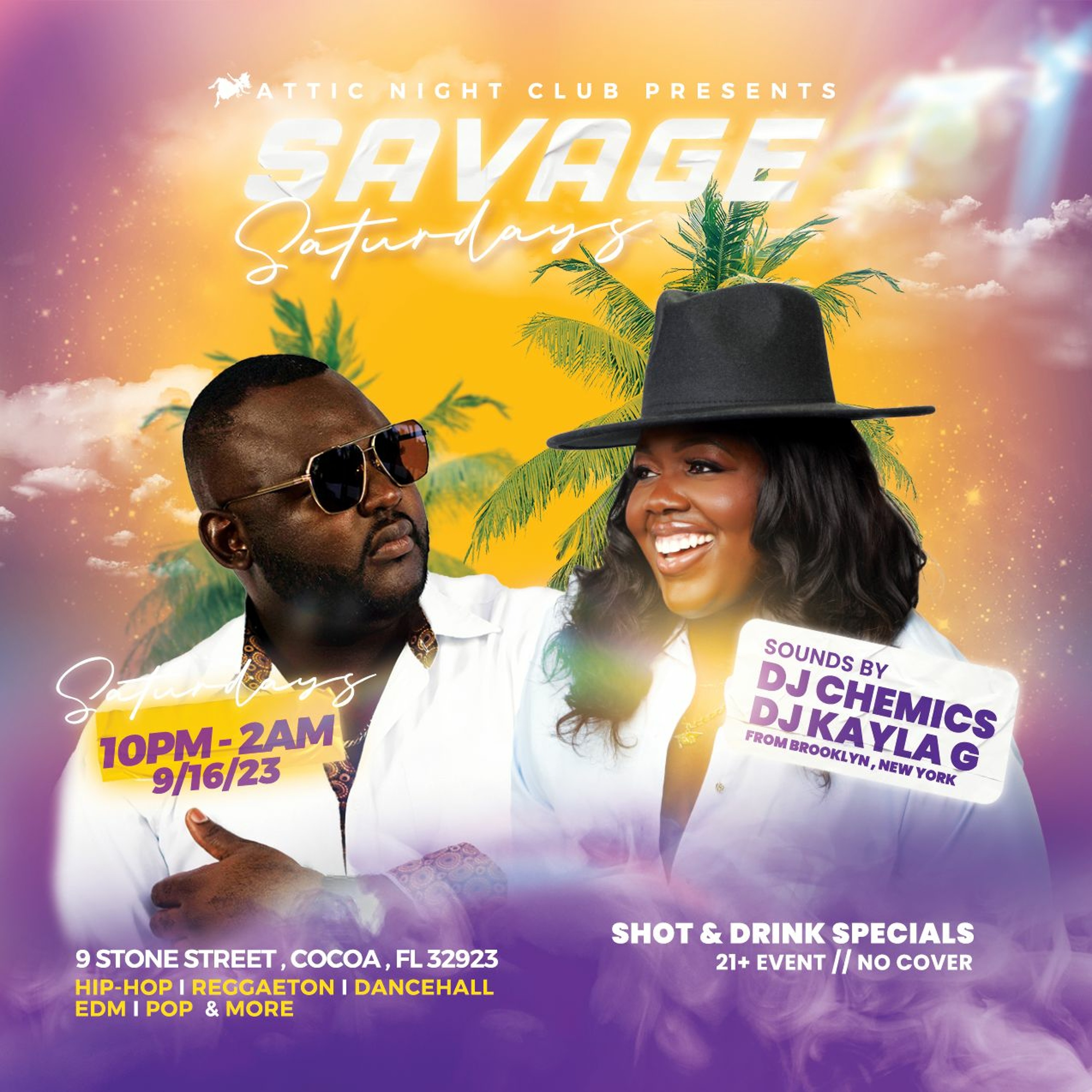 #SavageSaturdays Live Audio I 9/16/23 I Attic Night Club I DJ Kayla G X DJ Chemics episode artwork