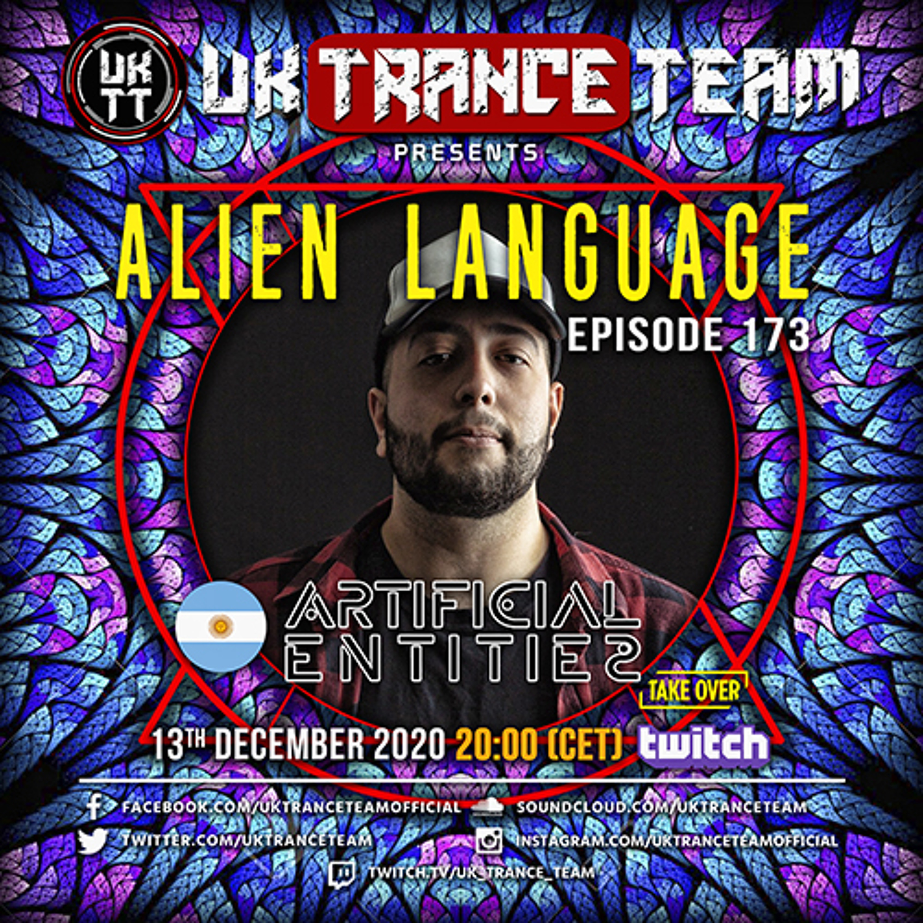 UkTranceTeam Pres. Alien Language 173 (Take Over By Artificial Entities) episode artwork