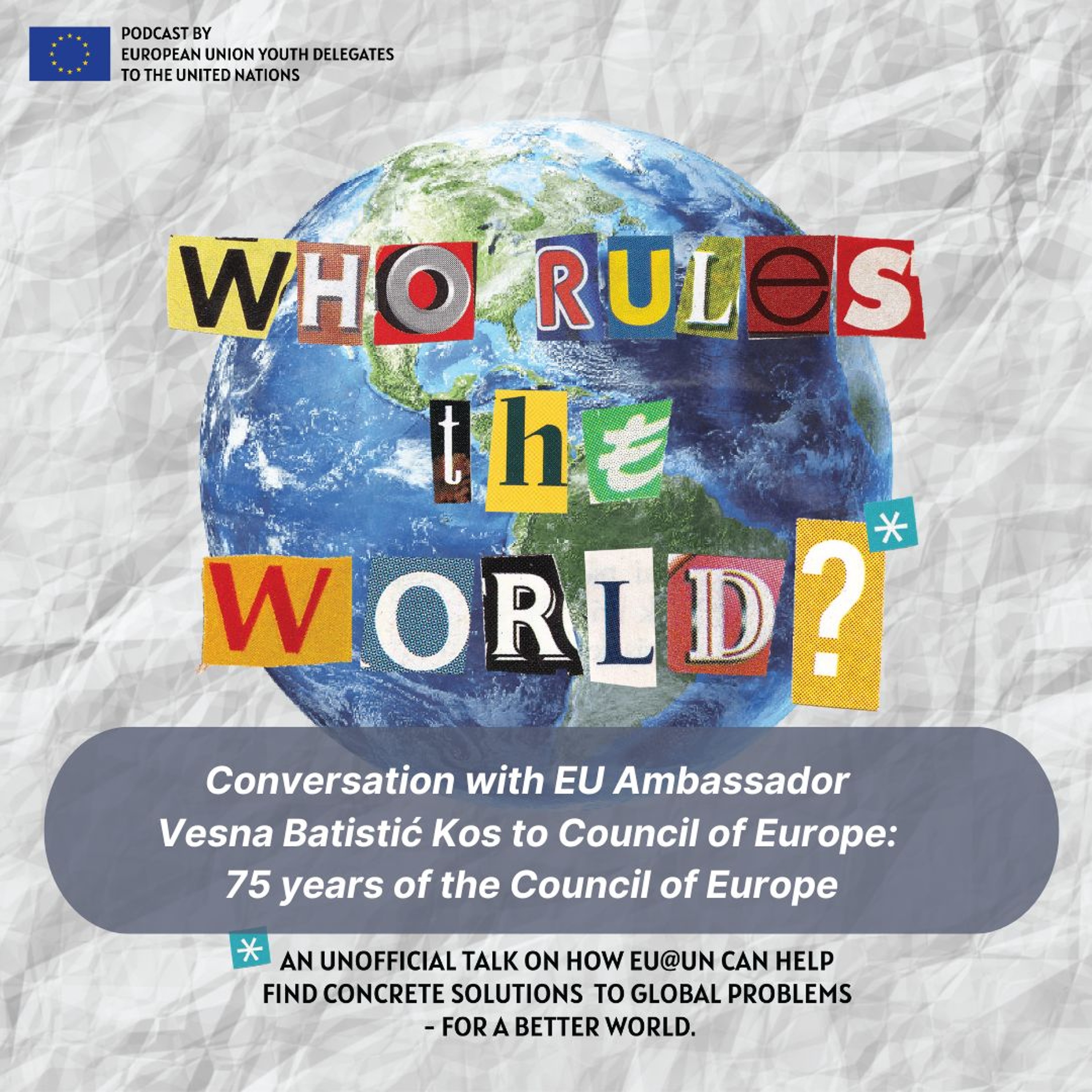 Episode 29 - Conversation with EU Ambassador Vesna Batistić Kos to Council of Europe episode artwork