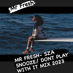 MR FRESH- SZA SNOOZE/ DONT PLAY WITH IT MIX 2023