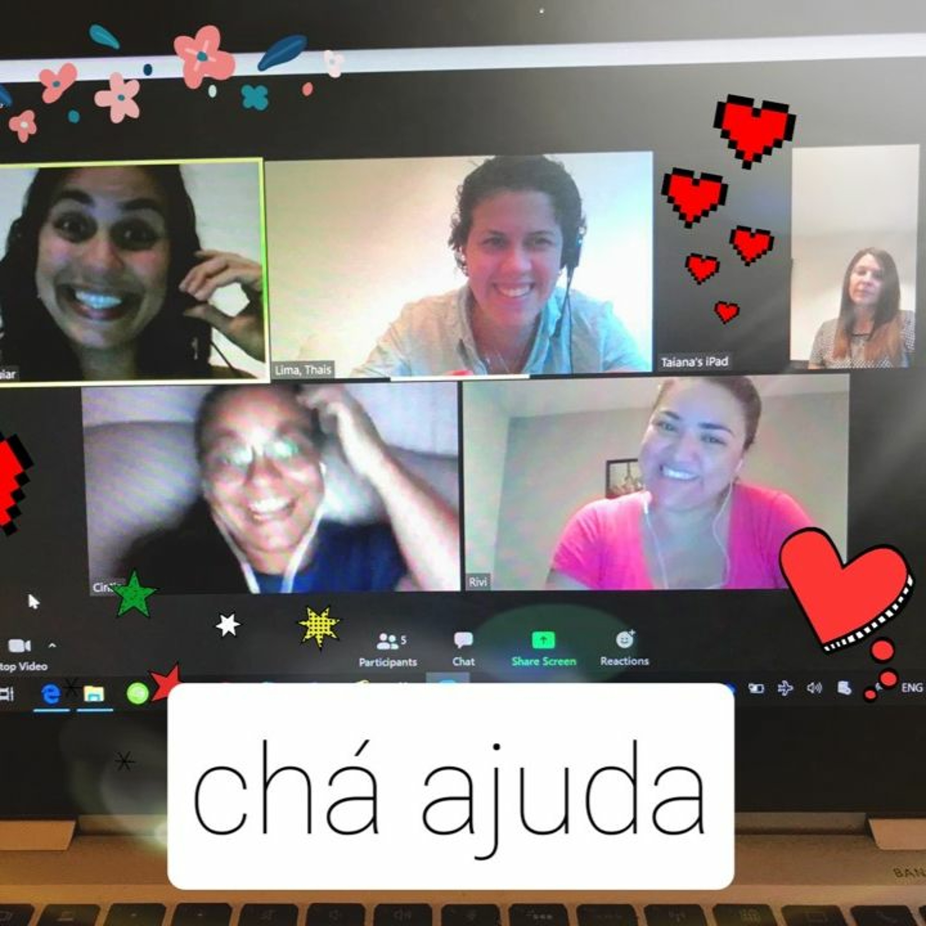 chá com rapadura