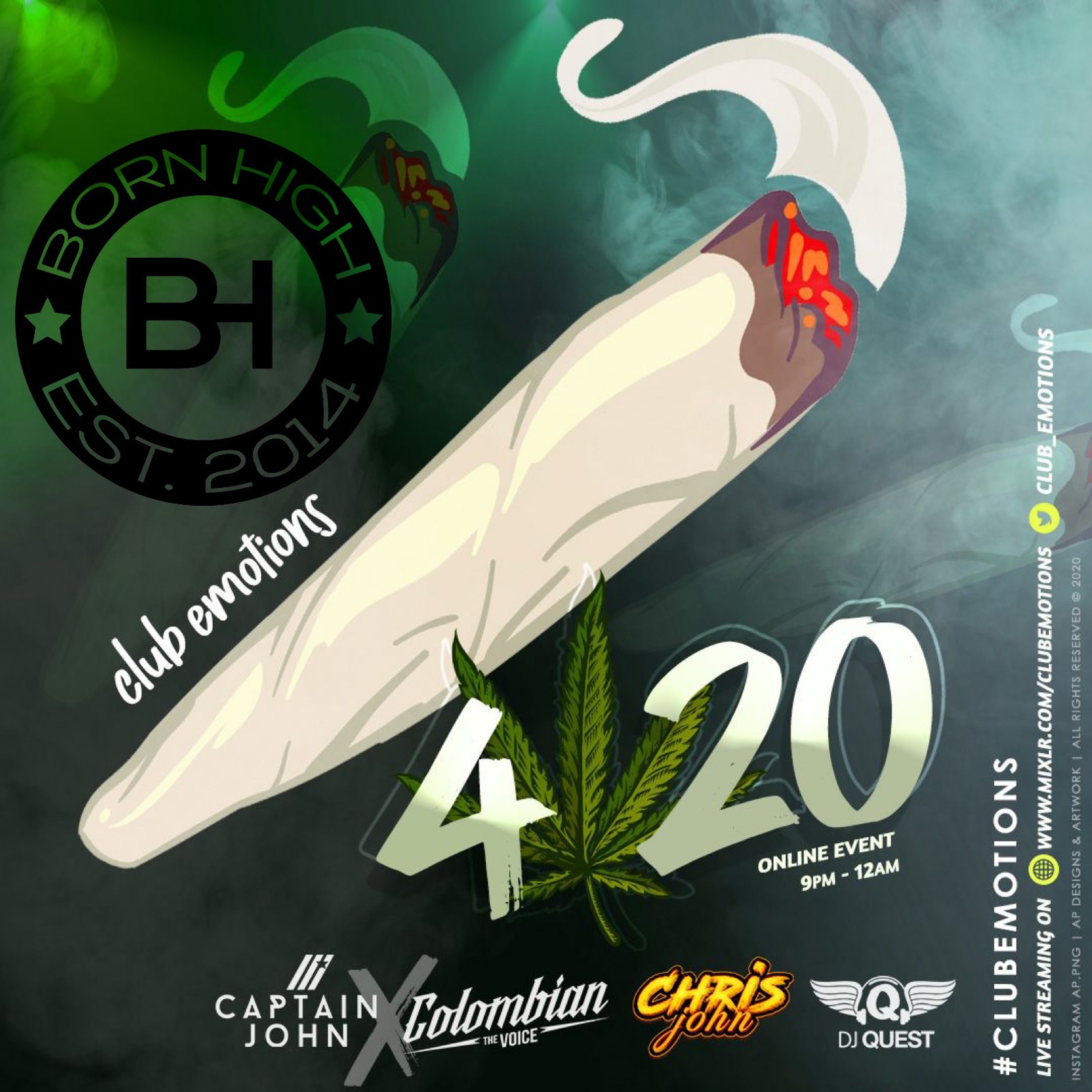 #CLUBEMOTIONS 4/20 LIVE AUDIO (EXPLICIT)