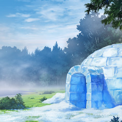igloo on the beach