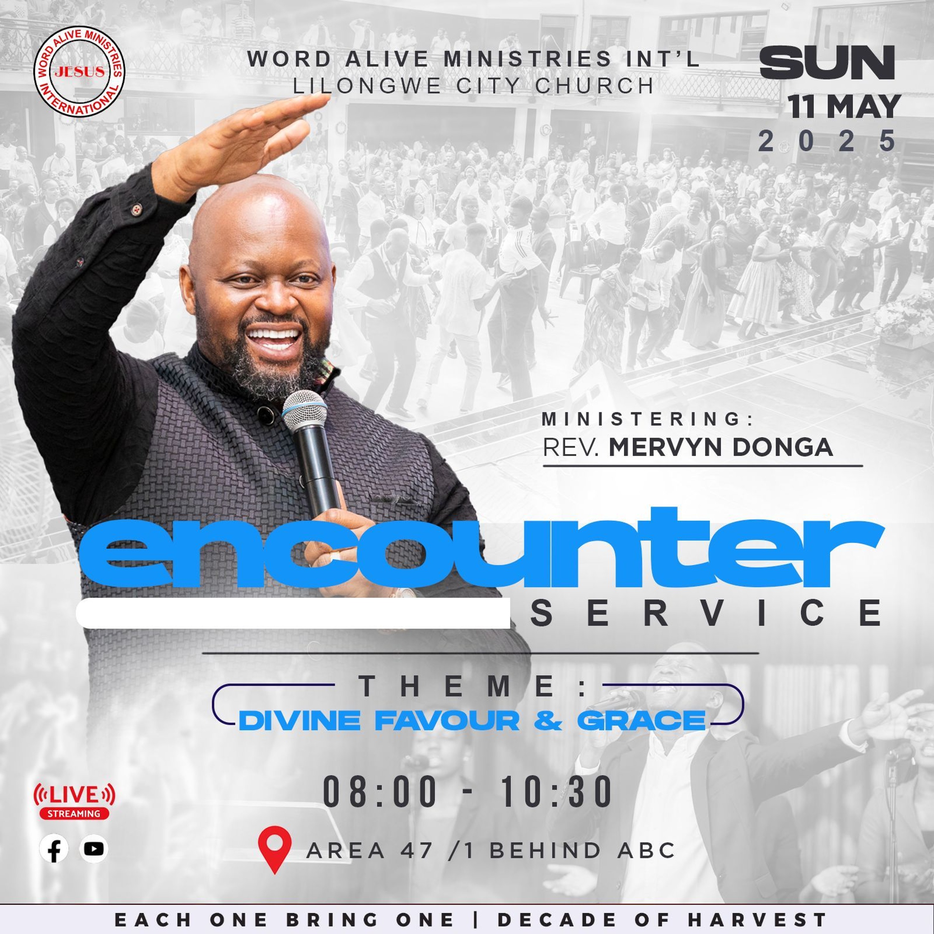 Encounter Service Rev Mervyn Donga "Divine Favour and Grace"