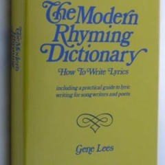 [VIEW] [KINDLE PDF EBOOK EPUB] The modern rhyming dictionary: How to write lyrics : i