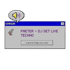 Paeter Live - DJ Set - Techno