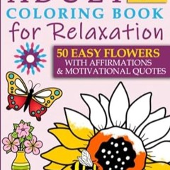 🍧[PDF-EPub] Download Coloring Book for Adults with Dementia Easy flower coloring book for a 🍧
