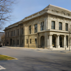 The Library Sits Next to the Museum