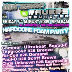 7th August 2009 - Chaos B2B Dave Curtis & MC Friction Live @ Uprising VS Ravers Reunited