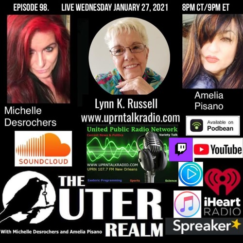 The Outer Realm With Michelle Desrochers and Amelia Pisano guest Lynn K Russell