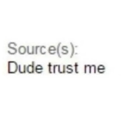 Trust me?