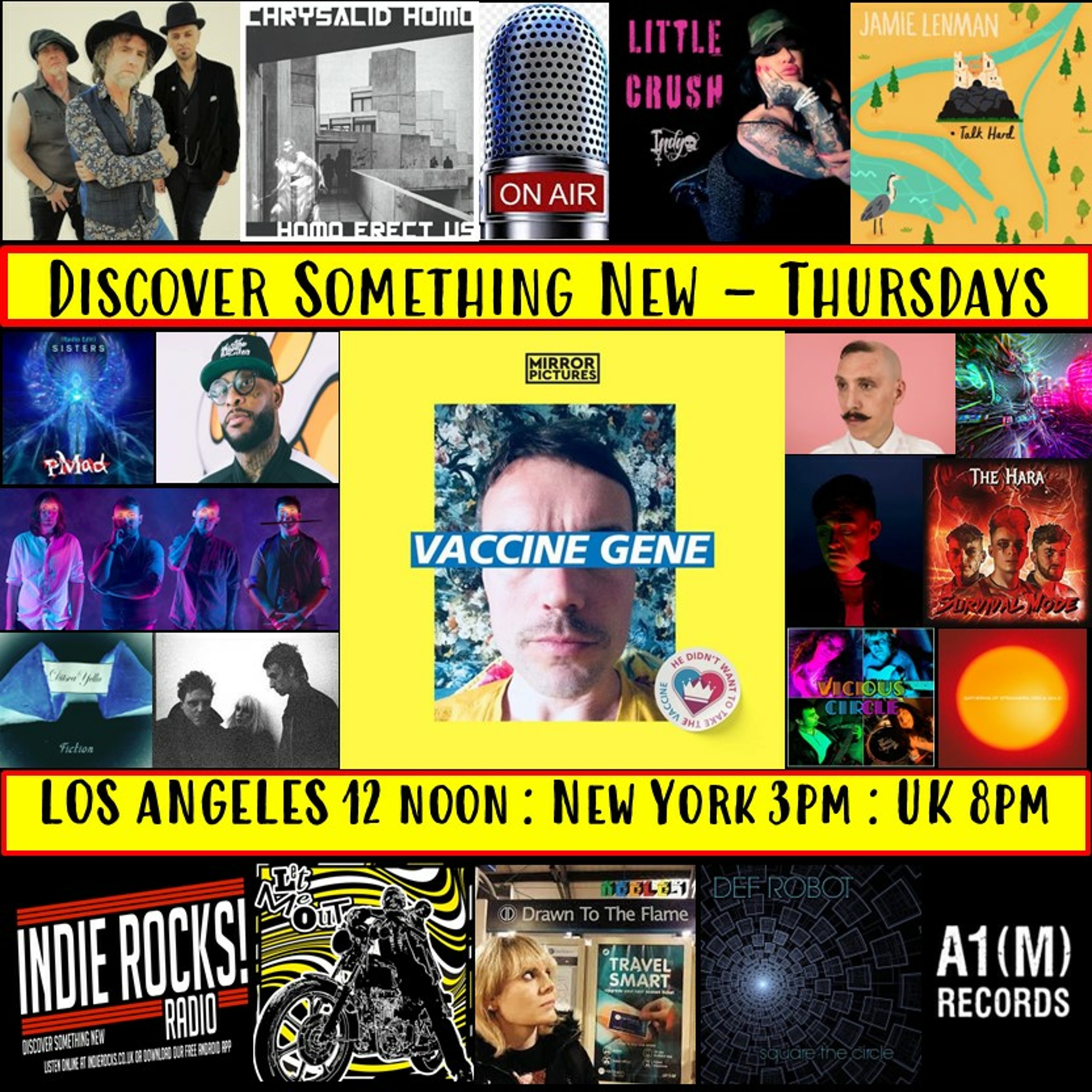A1M new Music Show - Discover New Music - Indie Rocks Radio