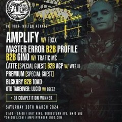 Critical B2B Torque Amplify and Friends UK Tour: Milton Keynes (Winning Mix)