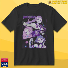 KPop Demon Hunters Huntrix Group Panels T-Shirt