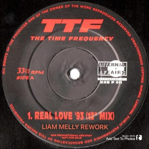 **FREE DOWNLOAD** Time Frequency - Real Love (Liam Melly ReWork)
