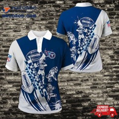 Tennessee Titans Casual 3D Polo Shirt Gift For Fans