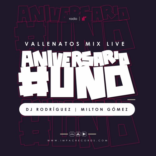 Vallenatos Mix Live DJ Rodríguez Ft Milton Gómez IR Radio