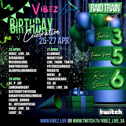 NicKi D - Vocal Trance Sunday [Vibez 4-in-1 Birthday Raid Train] (27.04.25)