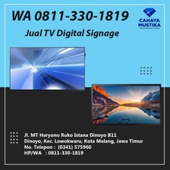 WA 0811-330-1819, Produsen Digital Menu Boards Surabaya