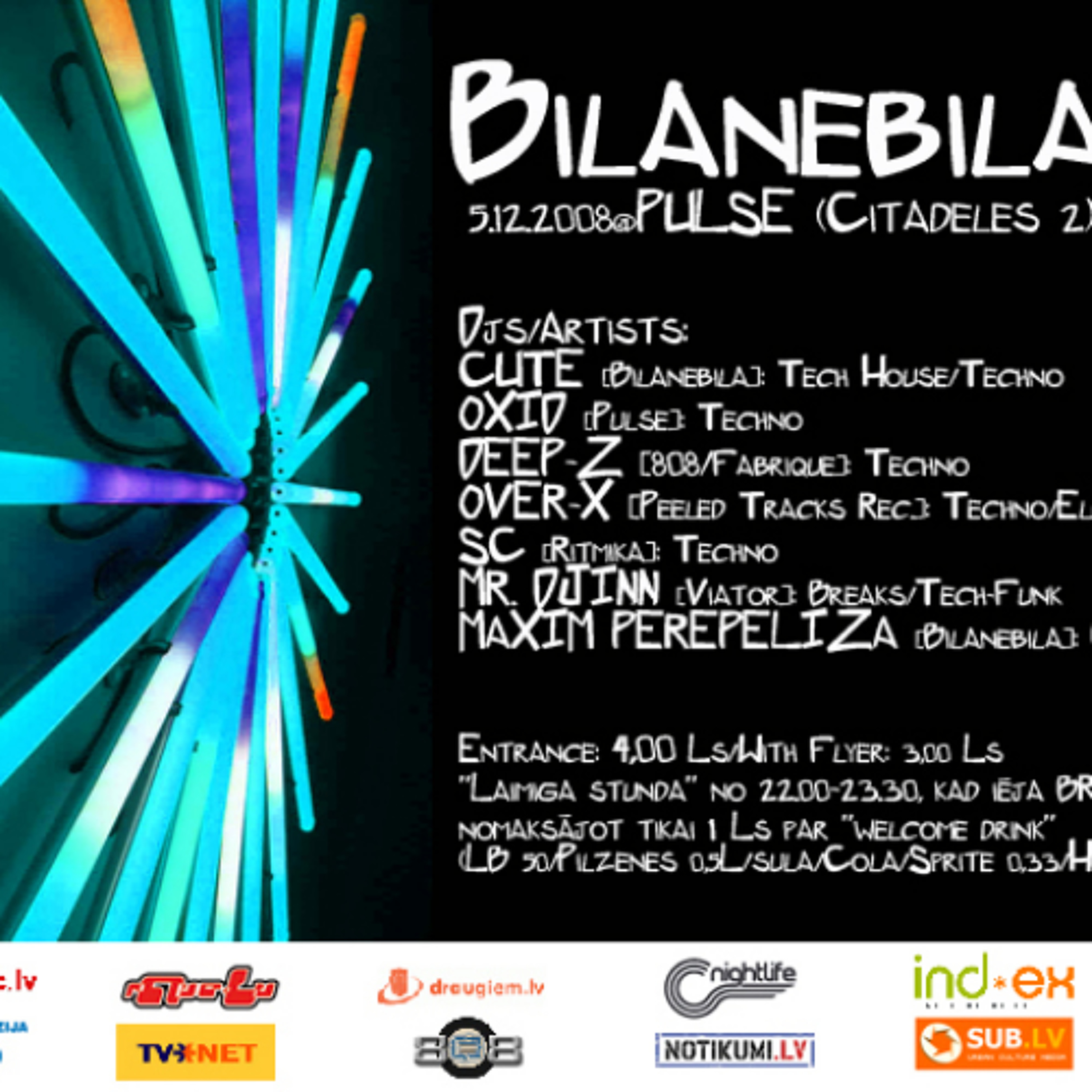 DEEP-Z: DJ MIX - "BILANEBILA PARTY - SPECIAL EDITION" at club PULSe [05-12-2008] episode artwork