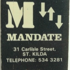 Memories of A Dance Floor MANDATE  Billy Finlay