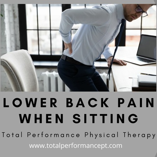 Lower Back Pain When Sitting Down