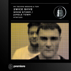 Premiere: 2wice Shye - Snow Storm - My Techno Weighs A Ton