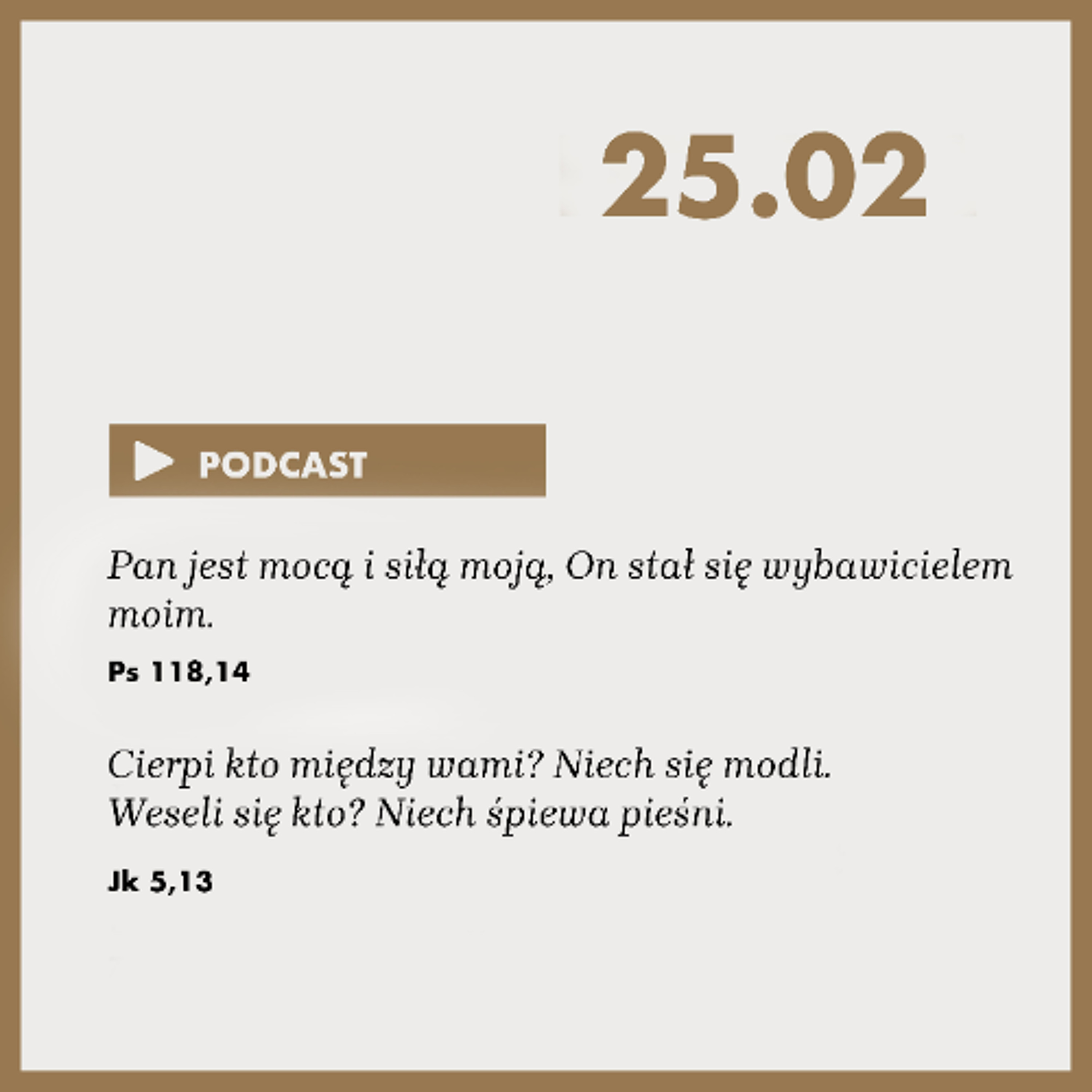 Poranek ze Słowem na 25 lutego 2025 episode artwork