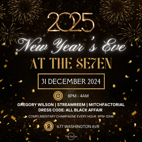 NYE Gregory Wilson @Se7en BK ( Feat. @Jrob_ib🎷)