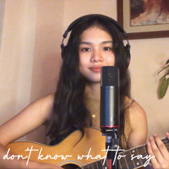 don't know what to say (don’t know what to do) // ric segreto (cover)
