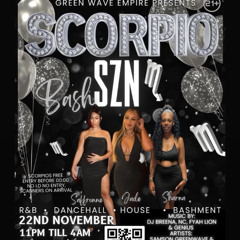 NC x RUFFY LIVE AUDIO - SCORPIO SZN BDAY BASH - SLOW JAMS, RNB, DANCEHALL, OLD SCHOOL DANCEHALL, SOCA