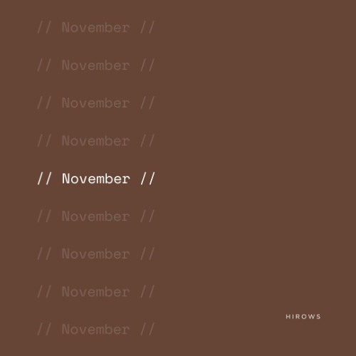 November (Original Mix)