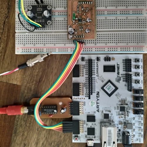 FPGA based audio interface: Test recording