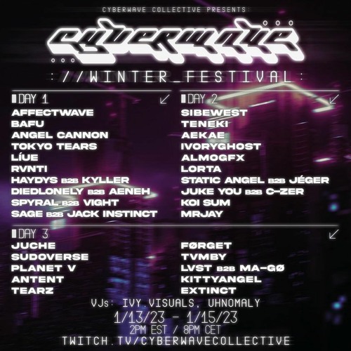 TEARZ - CYBERWAVE ONLINE FESTIVAL SET - Jan. 2023