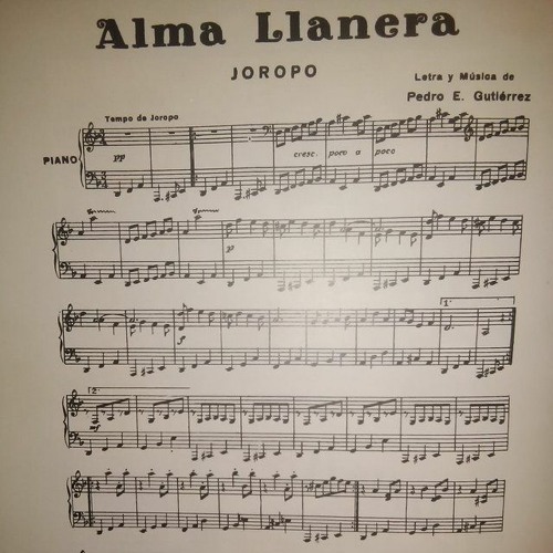 Stream Alma Llanera - Piano - Original by bbernal | Listen online for free  on SoundCloud